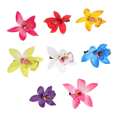 PACKOVE 8 Stück Simulierte Cymbidium Blumen Kopfschmuck Haarnadel Hochzeit Mädchen Kind Blumenschleifen Clips Blumen Gäste Blau Strand Teen Luau Sortiert Süß Polyester PACKOVE 8 Stück Simulierte Cymbidium Blumen Kopfschmuck Haarnadel Hochzeit Mädchen Kind Blumenschleifen Clips Blumen Gäste Blau Strand Teen Luau Sortiert Süß Polyester von PACKOVE