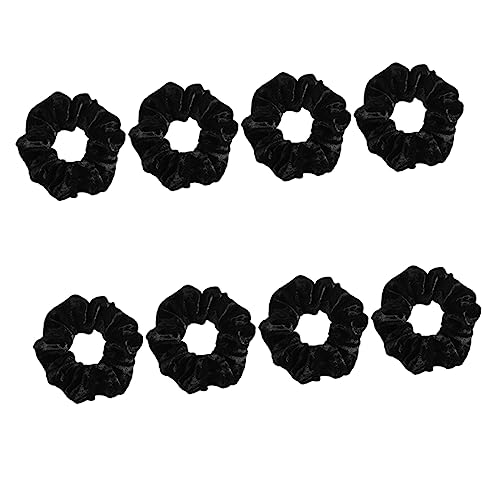 PACKOVE 8 Stück Teiliges Elastische Samt Haargummis für Damen Schonend und Rutschfest Vielseitige Ponytail Haarschleifen Bequem und Strapazierfähig für Alltag und Unterwegs von PACKOVE