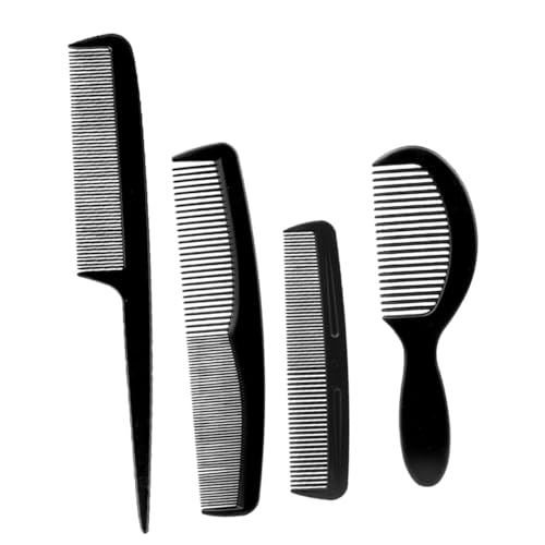 PACKOVE 8 Stück Teiliges Haarschneidekamm aus Langlebigem Kunststoff Antistatisch Vielseitig für Männer und Frauen als Friseurzubehör für Präzises Styling und Haarschneiden Zuhause von PACKOVE