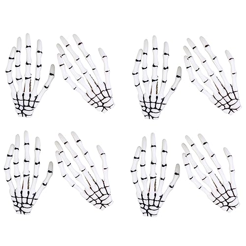 PACKOVE 8 Stück Teiliges Halloween Haarklammer Skelett Hand Design Weiße Haarklammern für Frauen und Männer Stilvolle Knochen Haarspangen Geeignet für Party Kostüm Zubehör PACKOVE 8 Stück Teiliges Halloween Haarklammer Skelett Hand Design Weiße Haarklammern für Frauen und Männer Stilvolle Knochen Haarspangen Geeignet für Party Kostüm Zubehör von PACKOVE