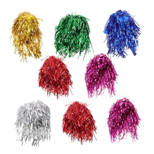 PACKOVE 8stücke Farbe Perücke Für Frauen Hitzebeständig Schillernd Party Accessoire Cosplay Requisite Kleid Weihnachten Hochzeit Maskerade Spaß Foto von PACKOVE