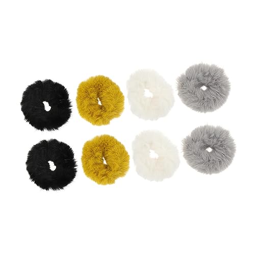 PACKOVE 8stücke Pack Flauschige Haarringe Elastische Pferdeschwanzhalter Haargummis Haarbänder Für Mädchen von PACKOVE