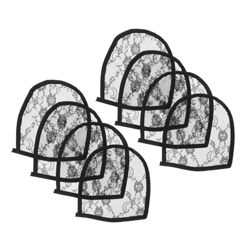 PACKOVE 8stücke Spitzen Netz Perücke Halter Netz Für Frauen Spitze Basis Perücke Verschluss Basis Atmungsaktive Spitze Für Herstellung Von Diy Halter von PACKOVE