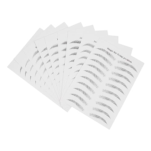 PACKOVE 9blätter Augenbrauen Tattoos Sticker Temporäre Wasserfeste Augenbrauenaufkleber Für Natürliches Aussehen Mit Verschiedenen Designs Bei Augenbrauenverlust von PACKOVE