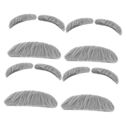 PACKOVE Älteres Kostüm Bart-augenbrauen-set 4-teilig Künstliche Augenbrauen Party-requisiten Für Erwachsene Jungen Und Mädchen von PACKOVE