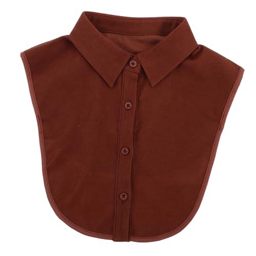 PACKOVE Abnehmbarer Fake für Damen Eleganter Kunstkragen Vielseitig Kombinierbar für Freizeit Outfits Einfach Anzubringen zu Entfernen Perfektes von PACKOVE