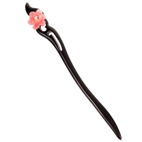 PACKOVE Vintage Chinesischer Haarschmuck Holz-haarstäbchen Für Frauen Mit Blumen-design Stilvoller Haarstab Für Hochzeiten Und Besondere Anlässe Dekorative Haarnadeln Im Antiken Stil von PACKOVE