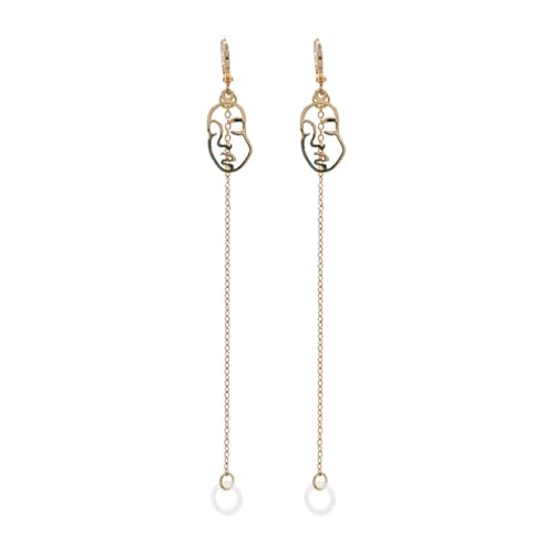 PACKOVE Anti lost Ear Chain Ohrschmuck mit Linien design Ohrhänger für Damen Praktische Ohrhörer sicherung Modisch für Sommer Party Arbeit Schule und Freizeit von PACKOVE