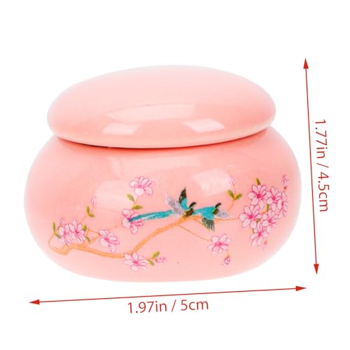 PACKOVE Antikes Solid Perfume Balm in Kleinem Tragbarem Keramikbehälter mit Zarter Langanhaltender Duftnote für Unterwegs Alkoholfrei und Parabenfrei Travel Balm Geschenk von PACKOVE