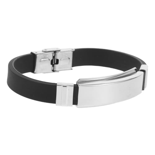 PACKOVE Antistatisches Silikonarmband für Männer Modisches Sportarmband für Innen und Außenaktivitäten Rutschfestes Design zu Minimalistisch und Elegant von PACKOVE