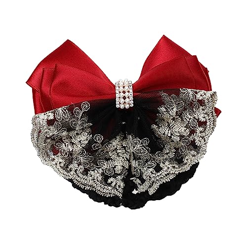PACKOVE Arbeiten Sie Haarzubehör Haarbrötchen Haarknotennetz Haarnetze Abdeckung Frauen Ballett Elastisches Haarnetz Damen-dutt-netz Haarknotenabdeckung Polyester-spitze-strass-stahl-clip PACKOVE Arbeiten Sie Haarzubehör Haarbrötchen Haarknotennetz Haarnetze Abdeckung Frauen Ballett Elastisches Haarnetz Damen-dutt-netz Haarknotenabdeckung Polyester-spitze-strass-stahl-clip von PACKOVE