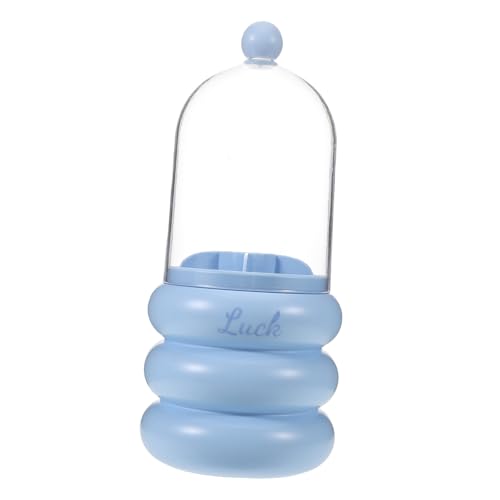 PACKOVE Drehbarer Kosmetikpinselhalter Mit Deckel Organizer Mit Mehreren Fächern Für Make-up-augenbrauenstifte Lidschattenpinsel Und Puderpinsel Aufbewahrung Für Badezimmer Und von PACKOVE