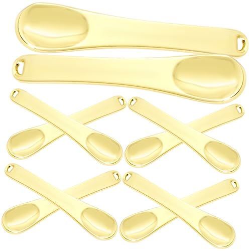 PACKOVE 10 Stück Metall Augencreme Spatel Gesichtscreme Löffel Make up Applikator Für Feuchtigkeitscremes Für Reisen Und Kosmetik von PACKOVE