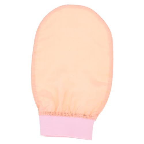 PACKOVE Badetuch Peeling-duschhandschuh Luffa Peelinghandschuhe Zum Duschen Badewäscher Für Den Körper Zurück Tiefes Peelinghandschuh Fasern Schrubben Erwachsene Rosa Die Seide von PACKOVE