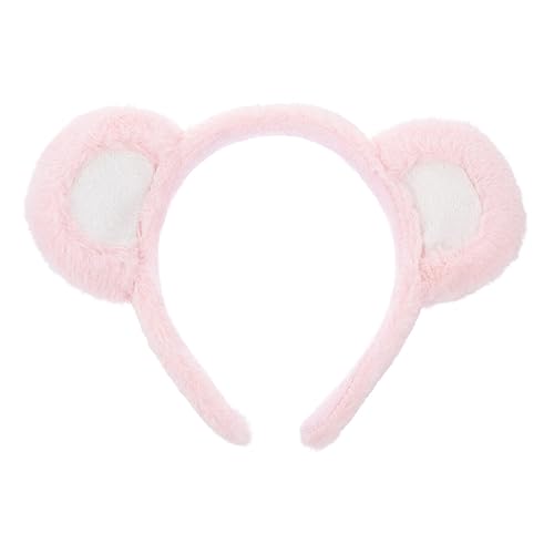 PACKOVE Bärenohr Stirnband Kostüm Für Mädchen Haarreifen Mit Tierohren Bärenohren-stirnband Süße Tierkostüme Haarband Süße Bärenohren Haarreifen Mit Ohren Stoff Lolita Haarnadel Fräulein von PACKOVE