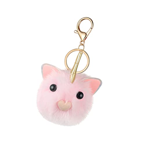 PACKOVE Bag Charm Kuscheltier anhänger car Key Chain Gift Ideas Geschenkeidee Schlüssel Geschenk zum Muttertag Schneeflockenkissen Muttertagsgeschenke für Frosch Geldbörse fob Taschen Rosa von PACKOVE