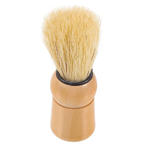 PACKOVE Bartbürste Für Männer Rasierpinsel Aus Borsten Und Holz Bartreinigungsbürste Bartpflegebürste Haarstyling-reinigungsbürste von PACKOVE