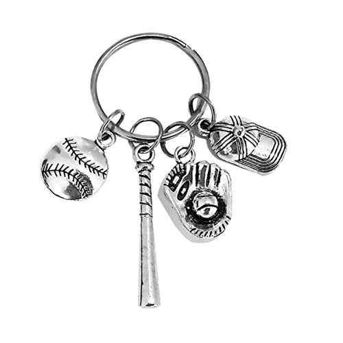 PACKOVE Baseball-Schlüsselanhänger Rucksack-Schlüsselanhänger für Mädchen Zarte Baseball Keychain Multifunktions-Softball-Schlüsselanhänger Schlüsselanhänger-Anhänger fein von PACKOVE