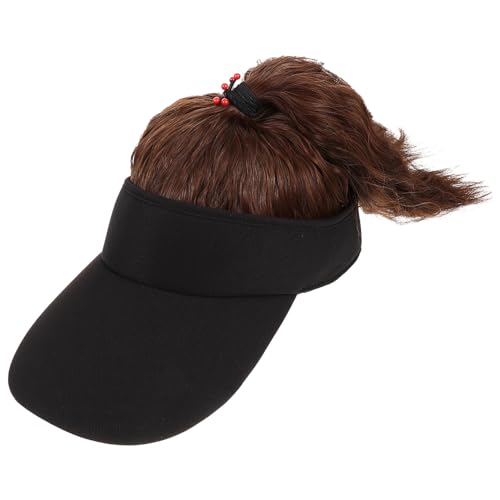 PACKOVE Baseballkappe Für Damen Mit Perücke Leicht Und Tragbar Für Sport Outdoor-aktivitäten Und Partys von PACKOVE