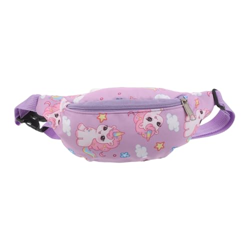 PACKOVE Bauchtasche Verstellbar Mädchen Hüfttasche mit Buntem Print Robuste Gürteltasche für Reisen und Freizeit Kleine Sling Bag für Kleinkinder Vielseitige Hüfttasche für Jungen und von PACKOVE