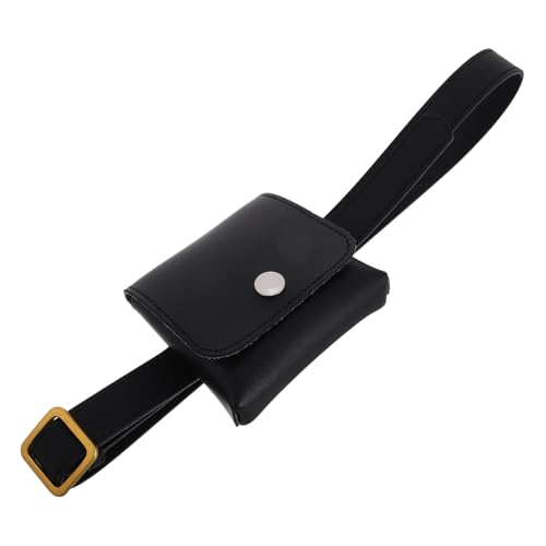 PACKOVE Bauchtasche für Damen und Herren Verstellbare Kompakte Gürteltasche Imitations PU für Wandern Angeln Camping und Festivals Retro Design für Schlüssel und Handy von PACKOVE