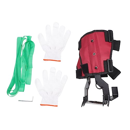 PACKOVE Baumklettern Ausrüstung Metall schuhspikes mit Rutschfesten Pedalen Universalgröße Stabile Baumkletterschuhe für Sicheres Klettern bei Outdoor aktivitäten PACKOVE Baumklettern Ausrüstung Metall schuhspikes mit Rutschfesten Pedalen Universalgröße Stabile Baumkletterschuhe für Sicheres Klettern bei Outdoor aktivitäten von PACKOVE