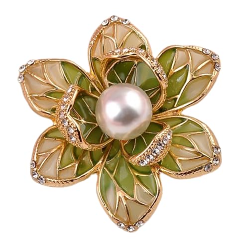 PACKOVE Blumenbrosche für Frauen Stilvolle Anstecknadel mit Einzigartigem Design Sicherer Befestigung Elegantem Blumenmuster für Anzüge Formelle Kleidung Perfektes von PACKOVE