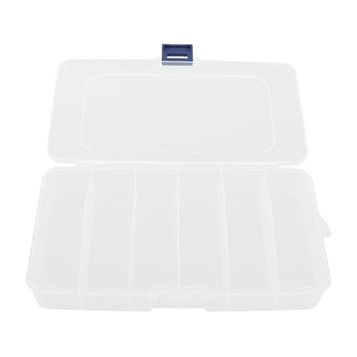 PACKOVE Kosmetik Organizer Mit Fächern Transparente Aufbewahrungsbox Für Make-up Wattestäbchen Lippenpinsel Und Haarschmuck Praktische Dresser-box Optimalen Organisation Kleiner von PACKOVE