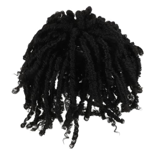 PACKOVE Braid Hair Twists Dreadlock Haarverlängerung für Männer und Hochrealistische Geflochtene Strähnen aus Stabilen Kunstfasern Einfach zu Handhaben und Bequem für Kreative Frisuren von PACKOVE