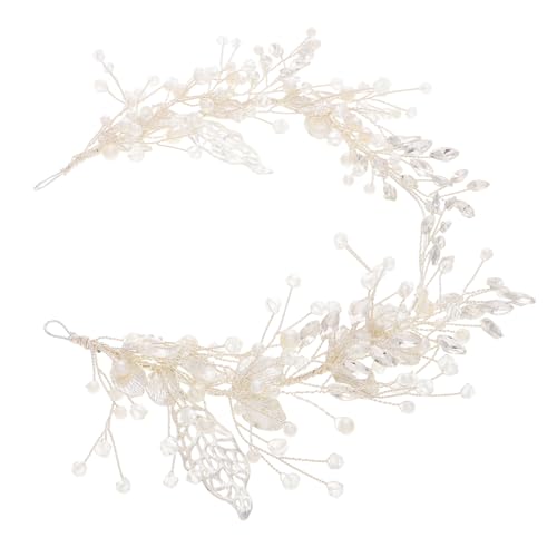 PACKOVE Braut Haarschmuck Mit Blattdesign Handgefertigte Perlen Haarnadeln Für Hochzeiten Haaraccessoires Für Und Mädchen Vielseitige Dekoration Für Verschiedene Anlässe von PACKOVE