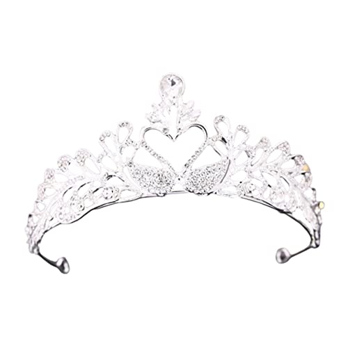PACKOVE Braut Tiara Barock Krone mit Strass Hochzeit Haarschmuck Damen Prinzessin Krone für Geburtstag Party und Brautzubehör Leicht und Elegant PACKOVE Braut Tiara Barock Krone mit Strass Hochzeit Haarschmuck Damen Prinzessin Krone für Geburtstag Party und Brautzubehör Leicht und Elegant von PACKOVE