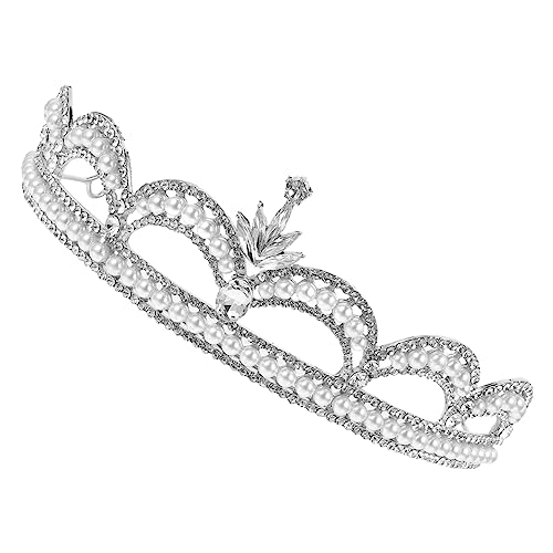 PACKOVE Braut Tiara Eleganter Haarreif mit Strasssteinen für Hochzeiten Geburtstagsfeiern und Besondere Anlässe Sicheres Tragen durch Fixierung mit Nadeln PACKOVE Braut Tiara Eleganter Haarreif mit Strasssteinen für Hochzeiten Geburtstagsfeiern und Besondere Anlässe Sicheres Tragen durch Fixierung mit Nadeln von PACKOVE