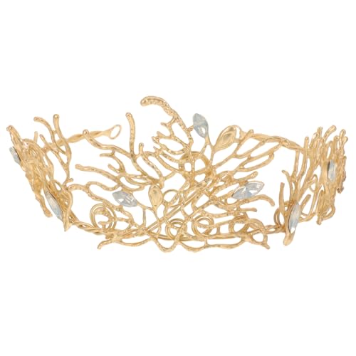 PACKOVE Brautkrone Barockstil Tiara Haarschmuck für Hochzeiten Geburtstagsfeiern Anlässe und Feste Hochzeits Accessoire für Damen und Mädchen von PACKOVE