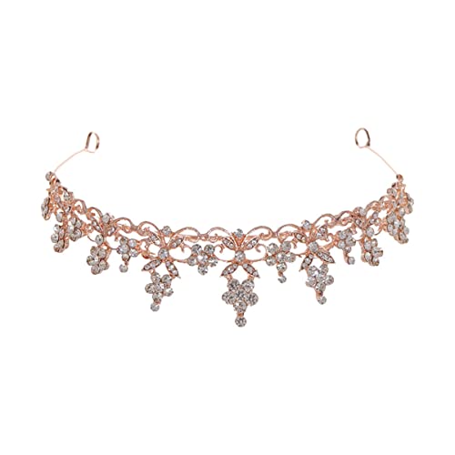 PACKOVE Brautkrone Haarreif aus und Strass Haarschmuck Accessoire für Hochzeiten Partys und Besondere Anlässe für Bräute Brautjungfern und Damen von PACKOVE