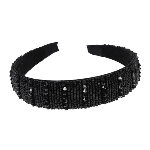 PACKOVE Breiter Haarreif für Damen Hochzeits Stirnband Leichtes und Komfortables Haaraccessoire für Alltag Feste und Fotos Charmantes Design mit Feiner Verarbeitung von PACKOVE