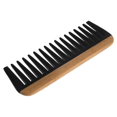 PACKOVE Breitkamm Aus Holz Für Männer Und Frauen Tragbarer Entwirrkamm Für Haartypen Für Zuhause Büro Und Reisen Antistatisch Und Nachhaltig von PACKOVE