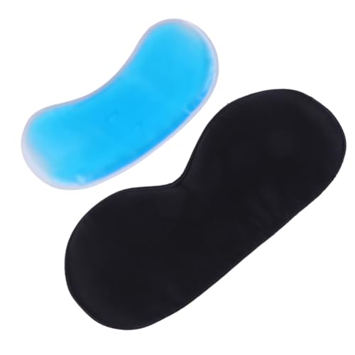 PACKOVE Seiden Augenmaske Schlafmaske für Frauen und Männer Leicht und Atmungsaktiv Lichtblockierend für Reisen und Meditation mit Verstellbarem Band von PACKOVE