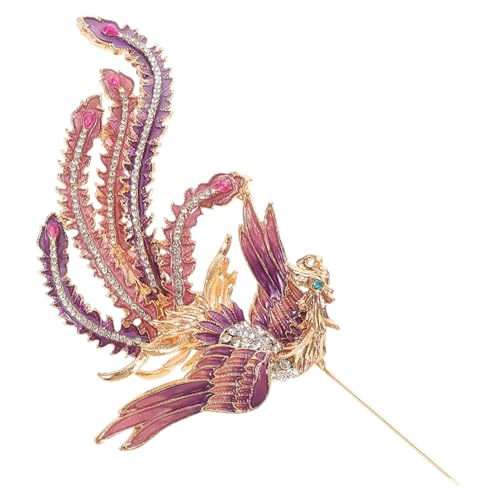 PACKOVE Brosche Damen Anstecknadel mit Funkelnden Strasssteinen Legierung Schmuck für Kleidung Mäntel Hüte Dekorativer Pin für Party Hochzeit Festliche Anlässe von PACKOVE