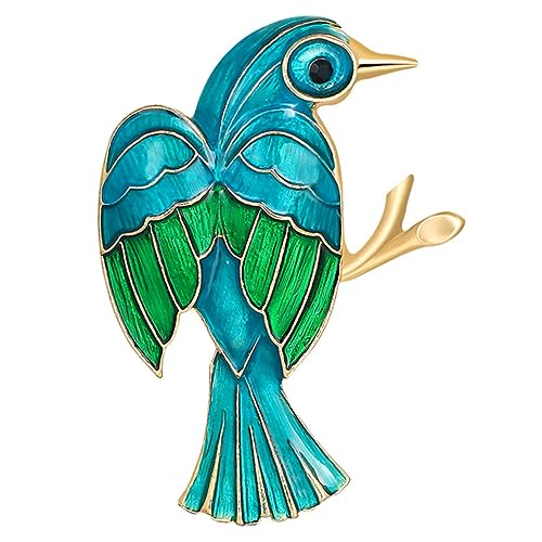PACKOVE Brosche Pin für Damen aus Langlebiger Modisches Vogel Design Leuchtende Farben Vielseitiges Accessoire für Kleidung und Besondere Anlässe Eleganter Schmuck für Alltag und Party von PACKOVE