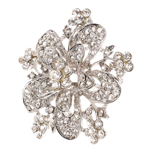 PACKOVE Brosche für Damen Funkelnde Anstecknadel mit Strass für Hochzeiten Brautmode und Kleidung Vielseitiger Schmuck für Taschen Hüte und Anzüge von PACKOVE