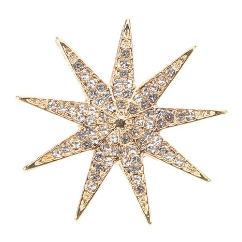 PACKOVE Legierung Retro-anstecker-brosche Mit Strasssteinen Für Kleidung Rucksäcke Und Hüte Vintage-anstecknadel Als Dekoration Und Accessoire von PACKOVE