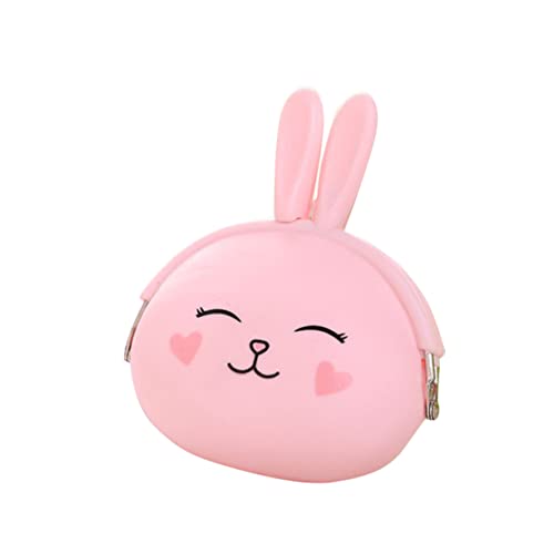 PACKOVE Mini-münztüte Mit Niedlichem Cartoon-Geldbeutel Kartenetui Für Damen Niedliche Cartoon- Geldb?RSE Tiergeldb?RSE. Mini-Hasen Minihase Mädchen Pillendose Rosa Kind von PACKOVE