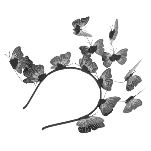 PACKOVE Butterfly Headband für Frauen Leichtes Hochzeits-haarband mit Schmetterlingsmotiv Langlebiges Braut-accessoire für Feiern Partys Brautjungfern und Fotoshootings von PACKOVE