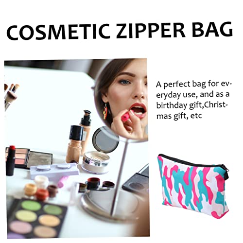 PACKOVE Camouflage Kosmetiktasche mit Reißverschluss Make Up aus Wasserabweisendem für Reisen für Damen von PACKOVE