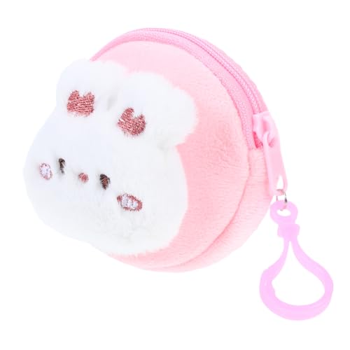 PACKOVE Purse Plüsch Cartoon Geldbörse Für Mädchen Mini Tier-münzbeutel Süße Und Tragbare Aufbewahrung Für Junge Mädchen Und Studenten Für Kleingeld Und Kopfhörer von PACKOVE