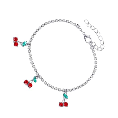 PACKOVE Chic Damen Fußkettchen mit Einzigartigem Frucht Design Feine Verarbeitung Bequemes Langlebiges Schmuckstück für Sommer Strand Freizeit Modische Frucht Fußkette von PACKOVE