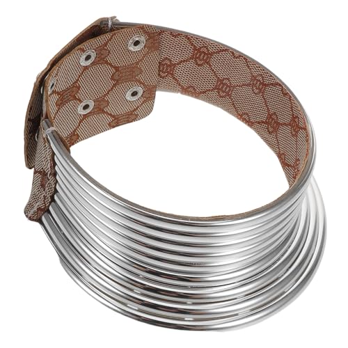 PACKOVE Chunky African Punk Choker Halskette für Frauen Langlebiger Tribal Halskette Komfortabler Gothic Style Vielseitiges Statement Schmuckstück für Partys und Besondere Anlässe von PACKOVE