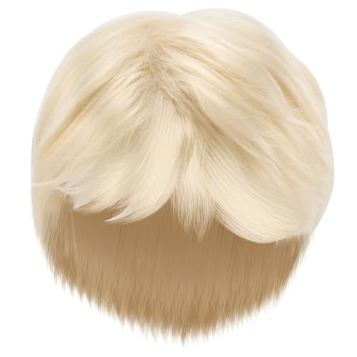 PACKOVE Kurze Männer Perücke Aus Synthetik Für Cosplay Party Und Alltag Haarverlängerungsperücke Mit Natürlichem Aussehen Einfach Zu Tragen Pflegen von PACKOVE