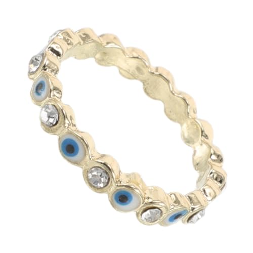 PACKOVE Dämonenauge Ring Halloween-Fingerring Frauen böser Blick Schmuck Blauer böser Blickring Ringschmuck für den bösen Blick Augenringe Auge Fingerringe Fingerring Metall von PACKOVE