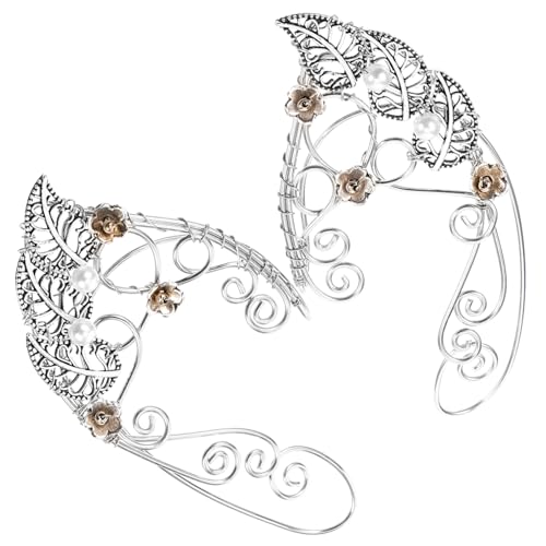 PACKOVE Damen Ear Ohrclips Leicht und Komfortabel Nicht Piercing Ohrenschmuck Ohrmanschetten für Frauen Geschenkidee für Geburtstag und Weihnachten von PACKOVE